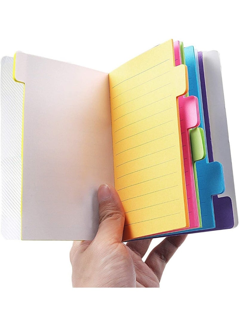 ChicAbode 2 جهاز كمبيوتر شخصي علامات تبويب لاصقة, علامات تبويب ذاتية العصا مصفوفة ألوان مشرقة ملاحظة لوحة, ألوان النيون A5 مجلة الكمبيوتر المحمول, علامات تبويب موضوع ملاحظة لوحات ومجلات الرصاصة للدراسة, 60 ملاحظات حكمت لكل حزمة, 4 × 6 بوصة - Image 5